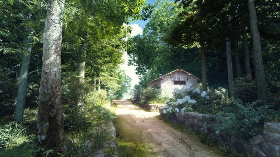 田舎の細道 イメージ画像